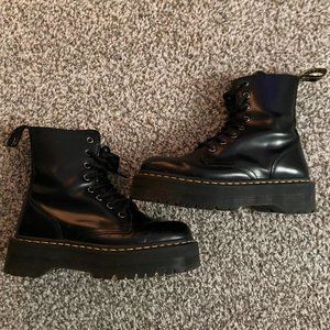 Dr. Martens Women's Black Boots - Jadon (leather)